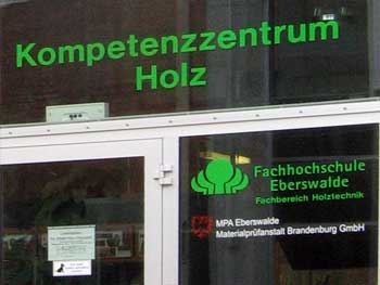 Eingang MPA Eberswalde